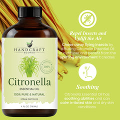 Citronella oil for skincare and aromatherapy applications