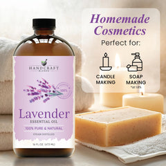 DIY skincare and soap making using lavender essential oil