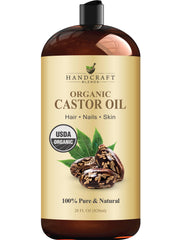 Handcraft Blends Organic Castor Oil 28oz bottle