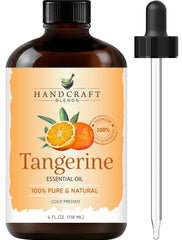 Handcraft Blends Tangerine essential oil 4 oz amber glass bottle