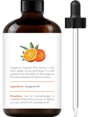 Label of Handcraft Blends Tangerine essential oil 4 oz