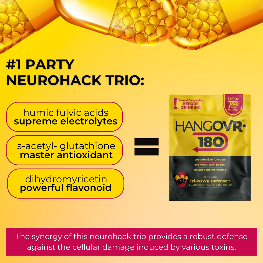 Hangovr 180 Tri-Power pouch shown for travel