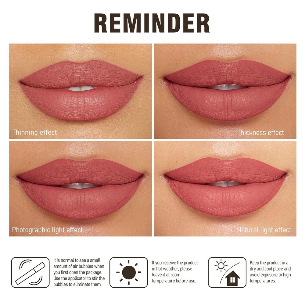 HANLADY Nude Lipstick shade range of 18+ for cool, warm, neutral undertones.