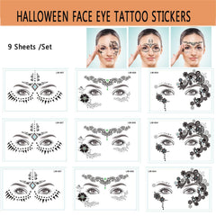 HANSAMU Halloween masquerade look showcases dramatic eye accents for festive events.
