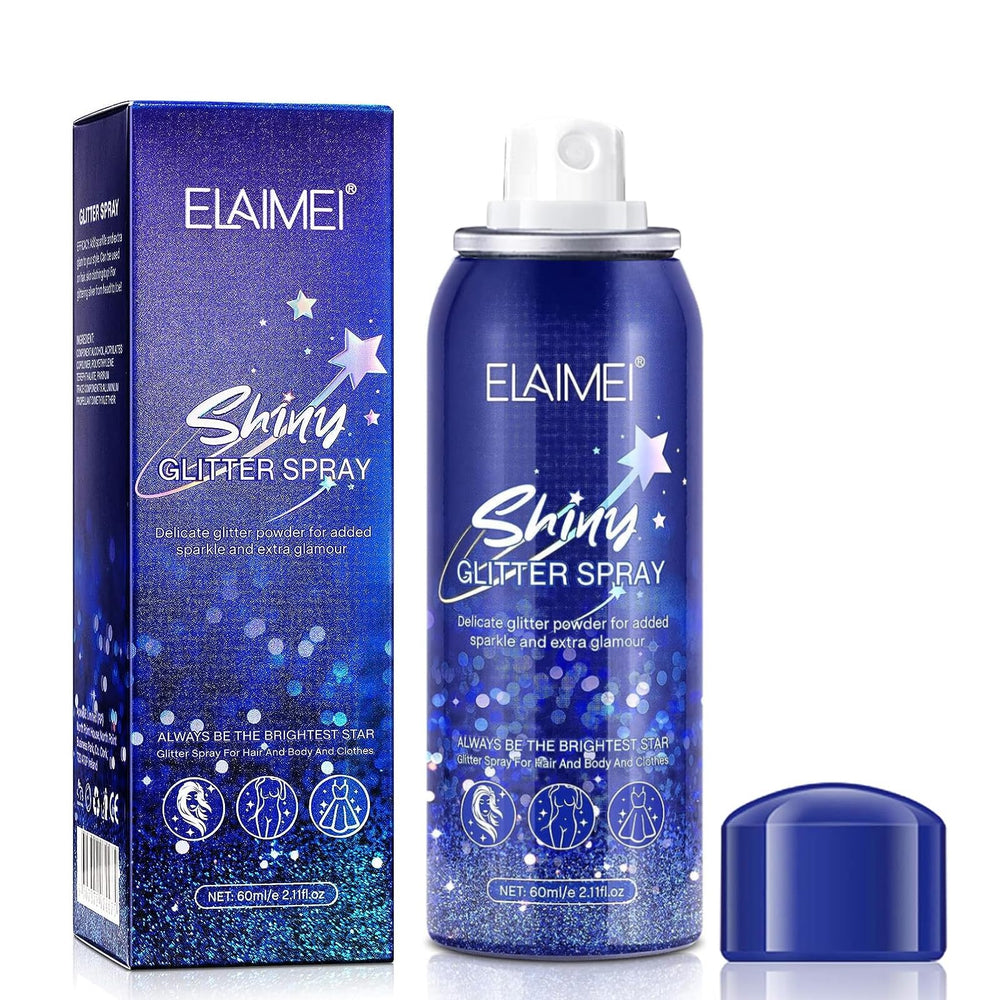 HANYWIL glitter spray bottle front showing product packaging and label.