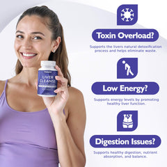 Close-up of ingredients list featuring milk thistle, dandelion root, and artichoke extract