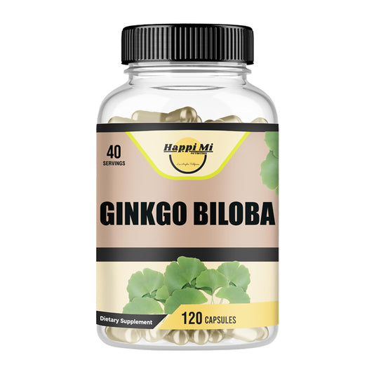Happi Mi Nutrition Ginkgo Biloba 1800mg bottle