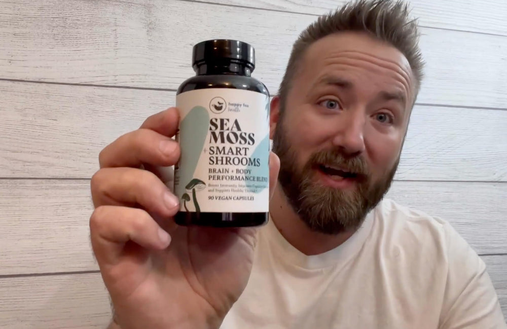 Nutrition label showing 90 vegan capsules