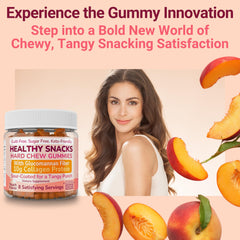 Hard chewy texture gummy candy