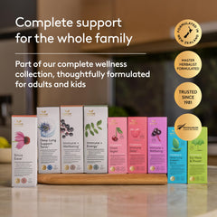 Family use with syrup bottle