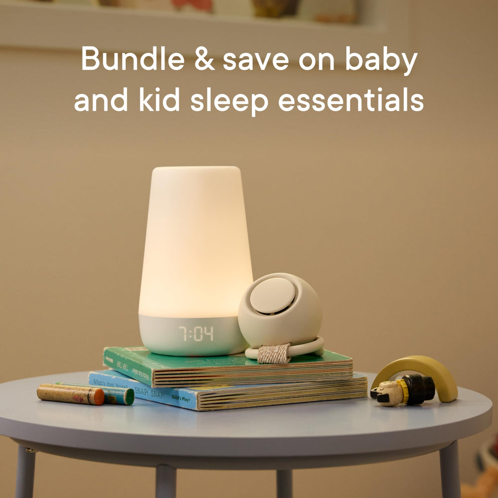 Hatch Rest 2nd Gen in parents' room helps establish consistent sleep routines