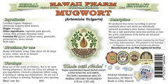 Hawaii Pharm USA mugwort product label 2 oz