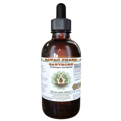 Bottle of Hawaii Pharm Hawthorn Alcohol-Free Liquid Extract 2 oz