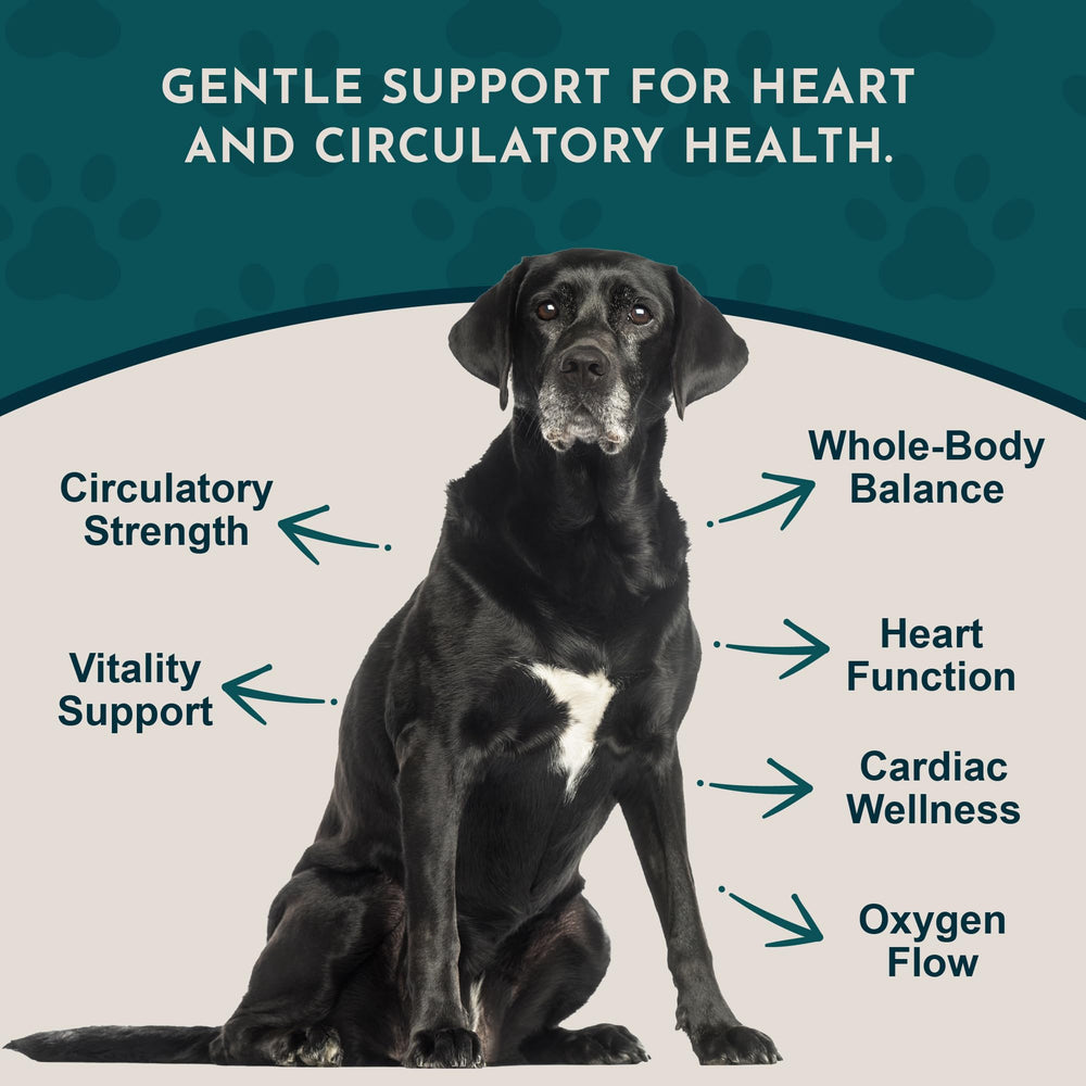 Organic label on hawthorn berries packaging for pets