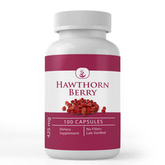 Hawthorn Berry capsules bottle - 100 capsules
