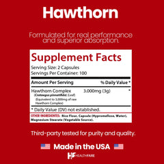 Hawthorn berry extract capsules 3000mg