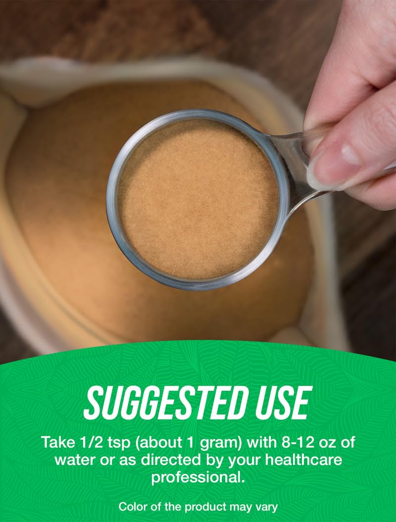 Close-up of organic Hawthorn Berry Powder texture