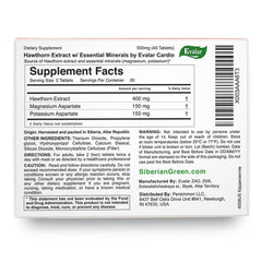 Evalar GMP logo with Cardio Active hawthorn product
