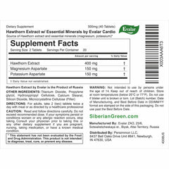 Blister pack of 40 Hawthorn CardioActive tablets