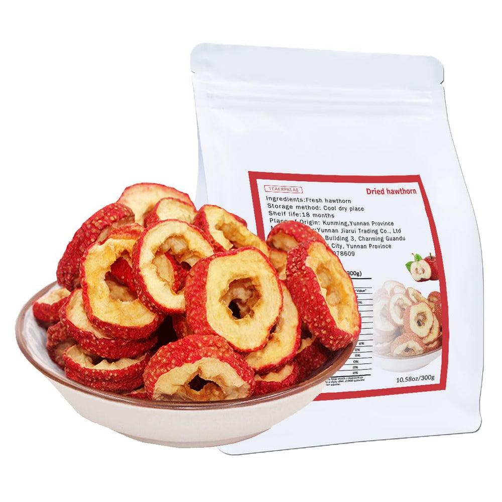 Hawthorn slices package label 10.6oz / 300g