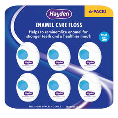 Hayden Enamel Care Dental Floss six-pack, 30 yards each