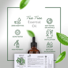 Aromatherapy scene featuring tea tree oil and fresh scent