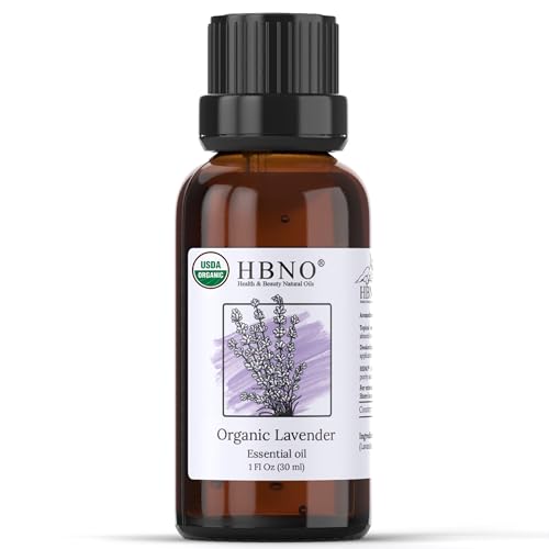 HBNO California Organic Lavender Essential Oil bottle 1 oz