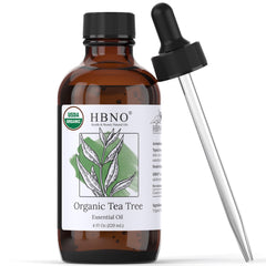 HBNO California Organic Tea Tree Oil bottle 4 oz (120 ml)