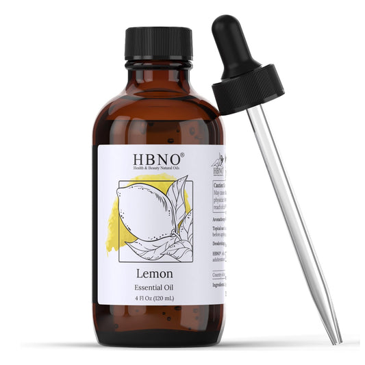 HBNO Lemon Essential Oil 4 oz bottle