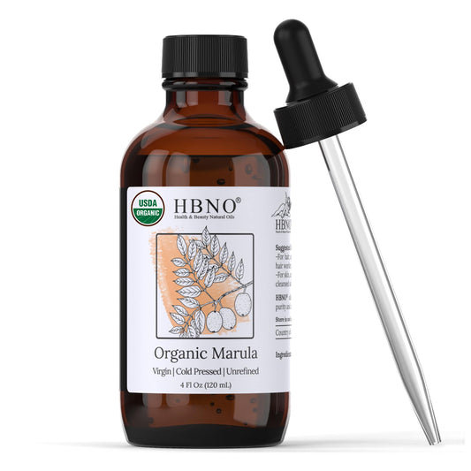 HBNO Organic Marula Oil bottle front view (4 oz / 120 ml)