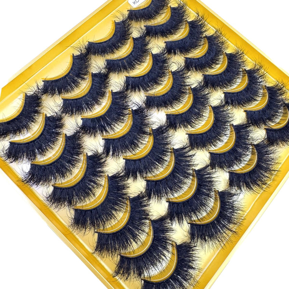 HBZGTLAD KC-01 tray holds multiple pairs for quick makeup artists' kits.