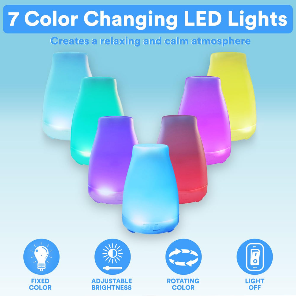 HDE diffuser portable white design fits home or office spaces