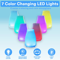 HDE diffuser portable white design fits home or office spaces