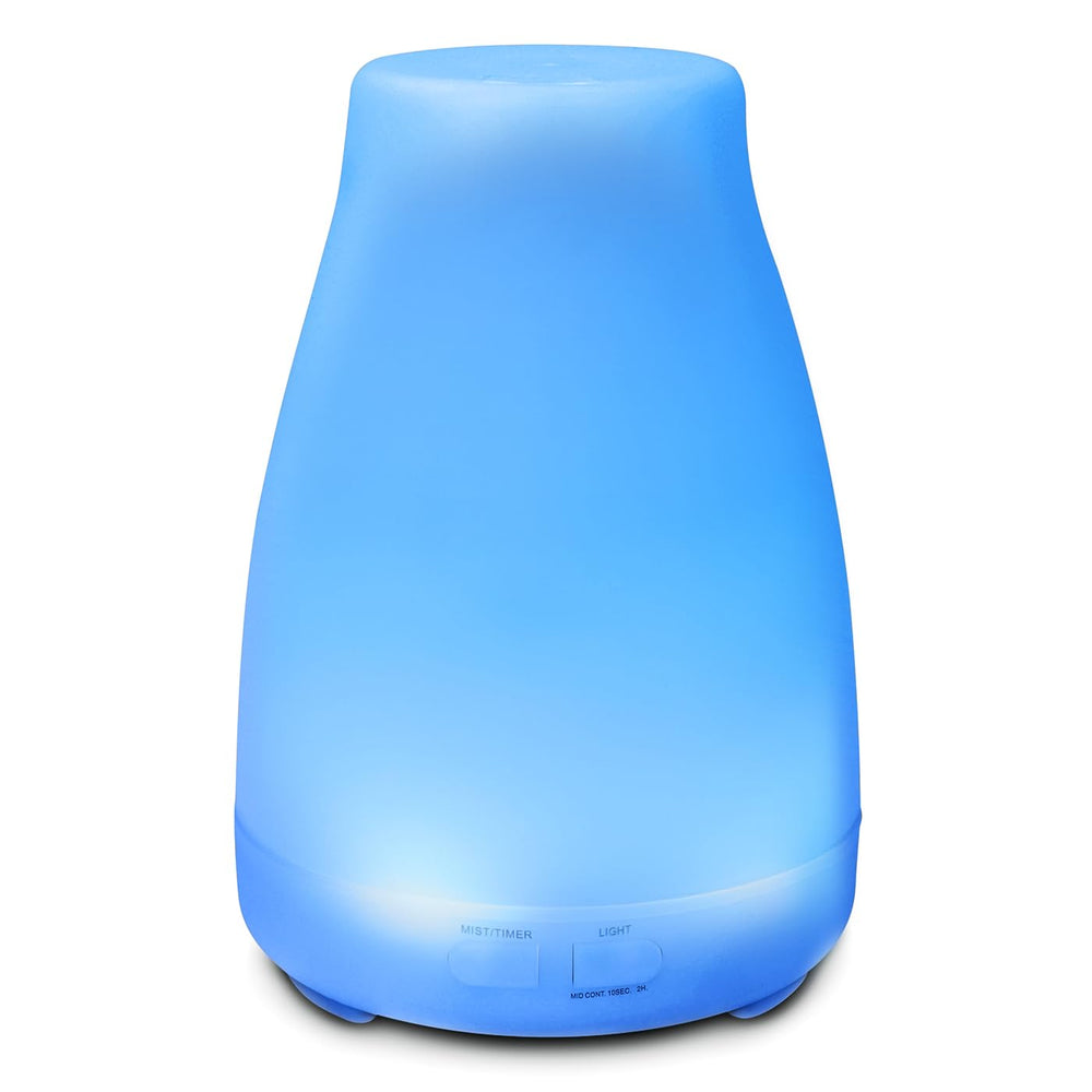 HDE essential oil diffuser emits gentle mist with color-changing LEDs for relaxation