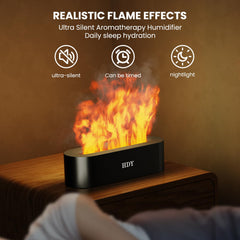 HDY diffuser displaying rainbow color cycle mode