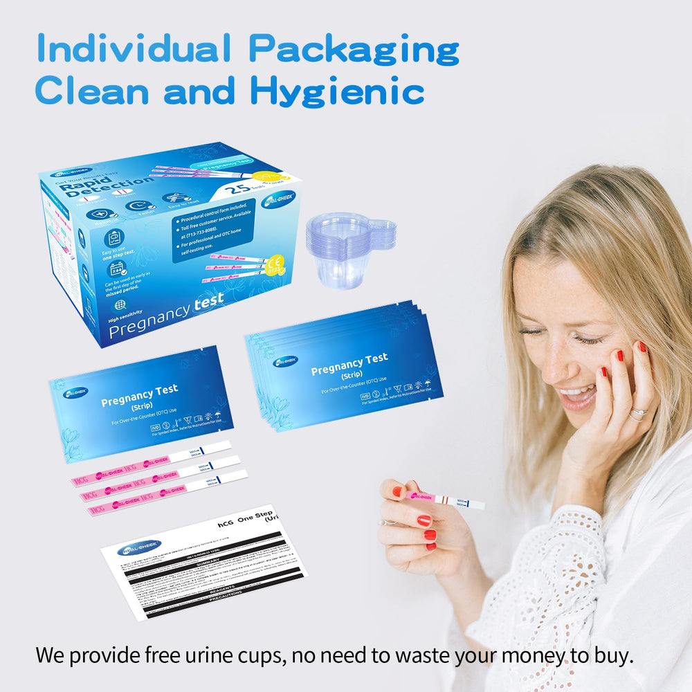 Bulk home pregnancy testing kit with reliable detection