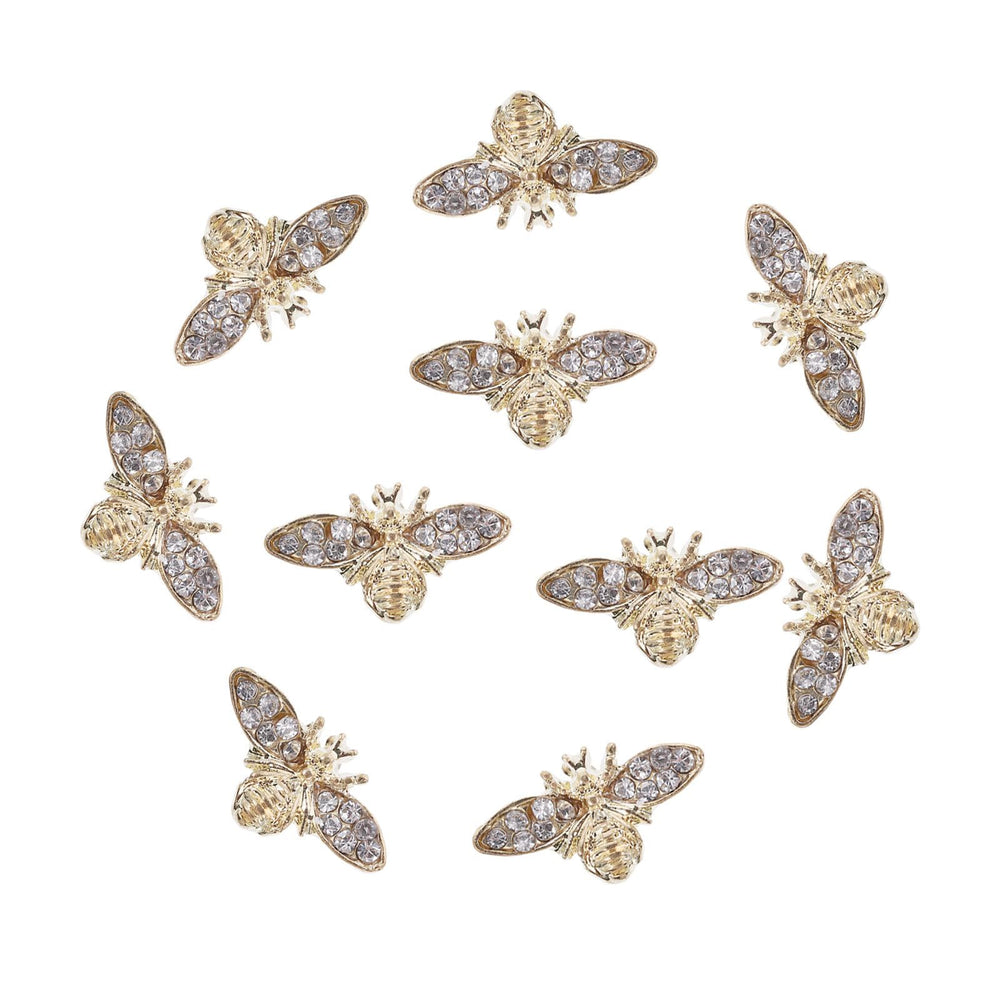 Healeved bee charms pair with other accessories for versatile designs.