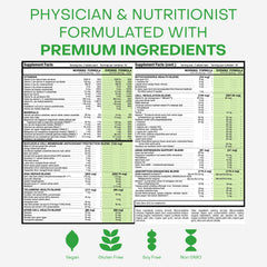 Front view of HealthyCell AM/PM packaging and tablets