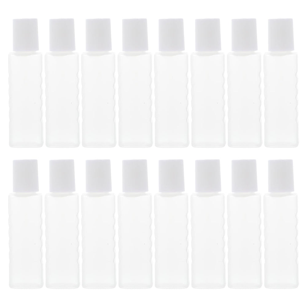 Healifty 25Pcs Mini Dropper Bottles — Transparent PP bottle with screw cap