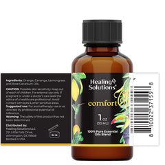 Healing Solutions Comfort Blend diffuser image showing easy aromatic diffusion and relaxation.