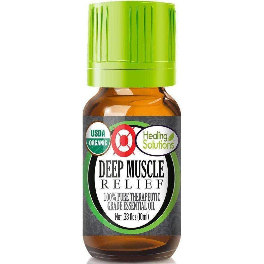 Healing Solutions Deep Muscle Relief Essential Oil 0.33 oz bottle