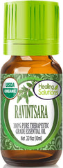 Healing Solutions Ravintsara essential oil 0.33 oz bottle