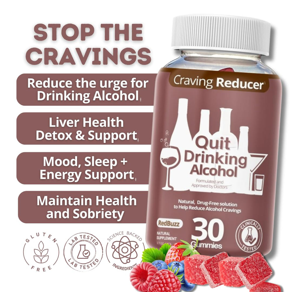 Health Chews Quit Alcohol Gummies pack for discreet on-the-go relief