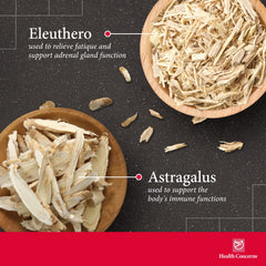 Herbal blend including astragalus, ginseng, schisandra