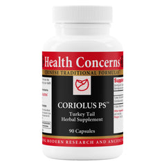 Health Concerns Coriolus PS bottle label front