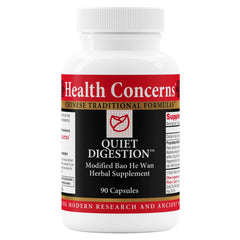 Health Concerns digestive supplement bottle with product label