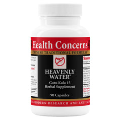 Health Concerns Heavenly Water bottle with 90 capsules