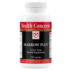 Hero image of Health Concerns Marrow Plus with bottle and capsules