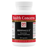 Product bottle of Health Concerns Resinall E with label