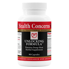 Health Concerns Unlocking Formula bottle with 90 capsules
